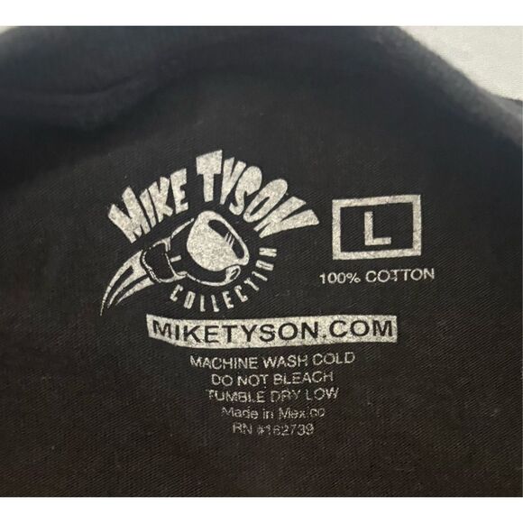 Iron Mike Tyson Boxing Short Sleeve Graphic Pullover T Shirt Mens Size L Black - Picture 5 of 6